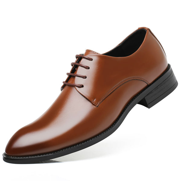 tie business men leather shoes - WOMONA.COM