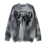 Casual Loose Butterfly Dirty Sweater