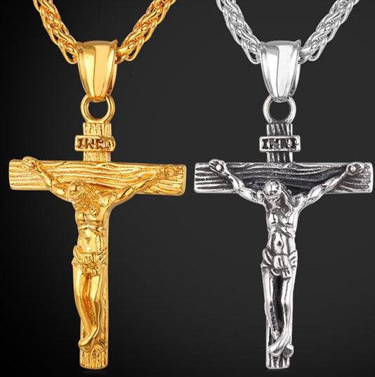 Cross Pendant Clavicle Chain Necklace