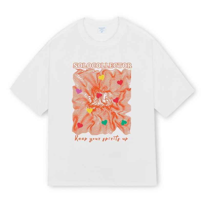 Fashion Digital Printing Short-sleeved T-shirt Men - WOMONA.COM