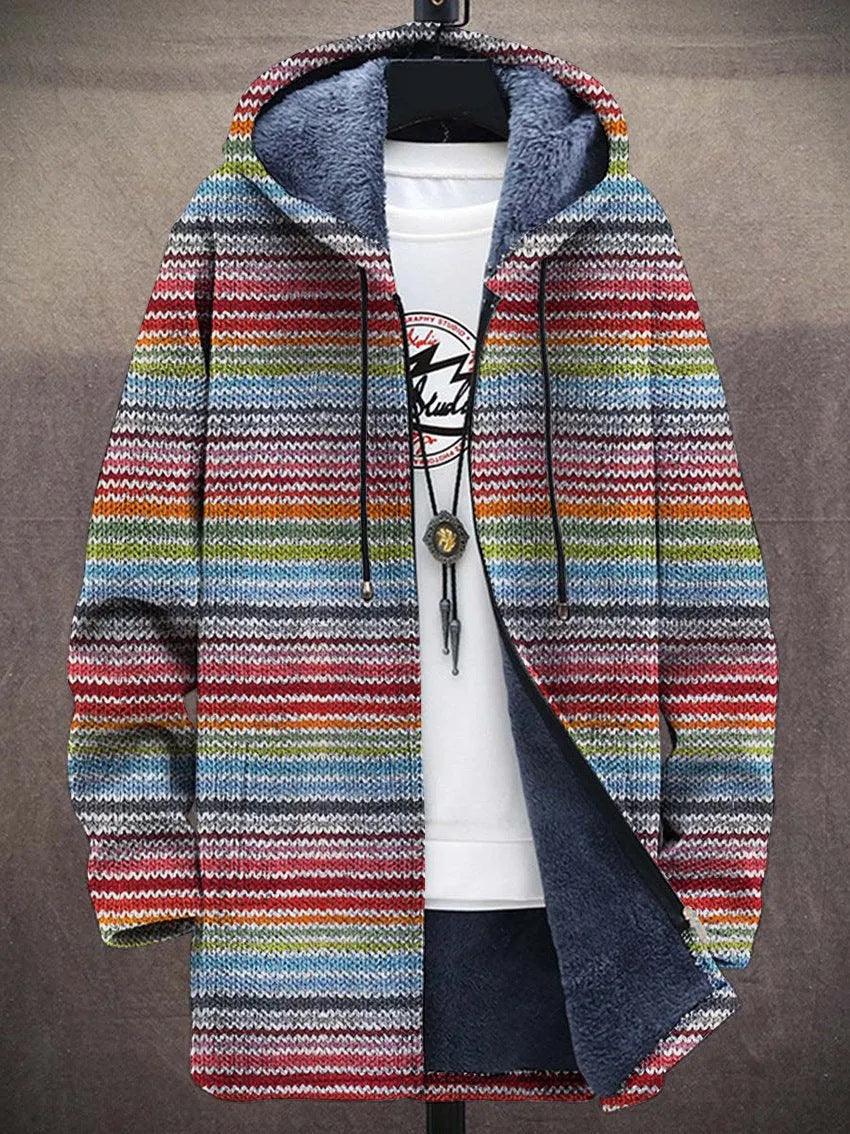 Men's Digital Printed Stand Collar Jacket - WOMONA.COM