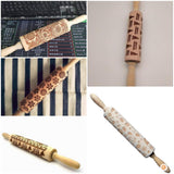 Rolling Pin Christmas Embossing - WOMONA.COM