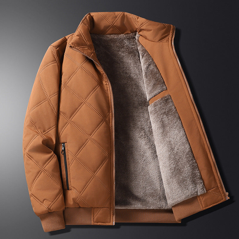 Men's loose wool-lined casual coat in six colors – photo 1 of 10