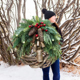 Door Hanging Christmas Wall Decoration - WOMONA.COM