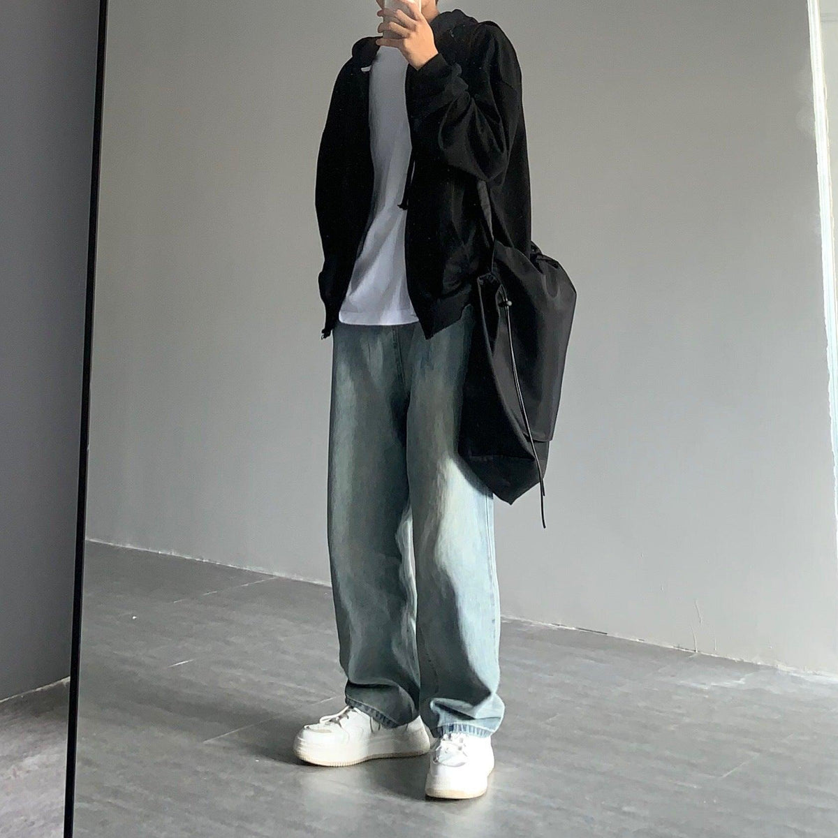 Wide-leg Jeans Men And Women - WOMONA.COM