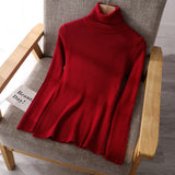 Basic Women highneck Sweaters - WOMONA.COM