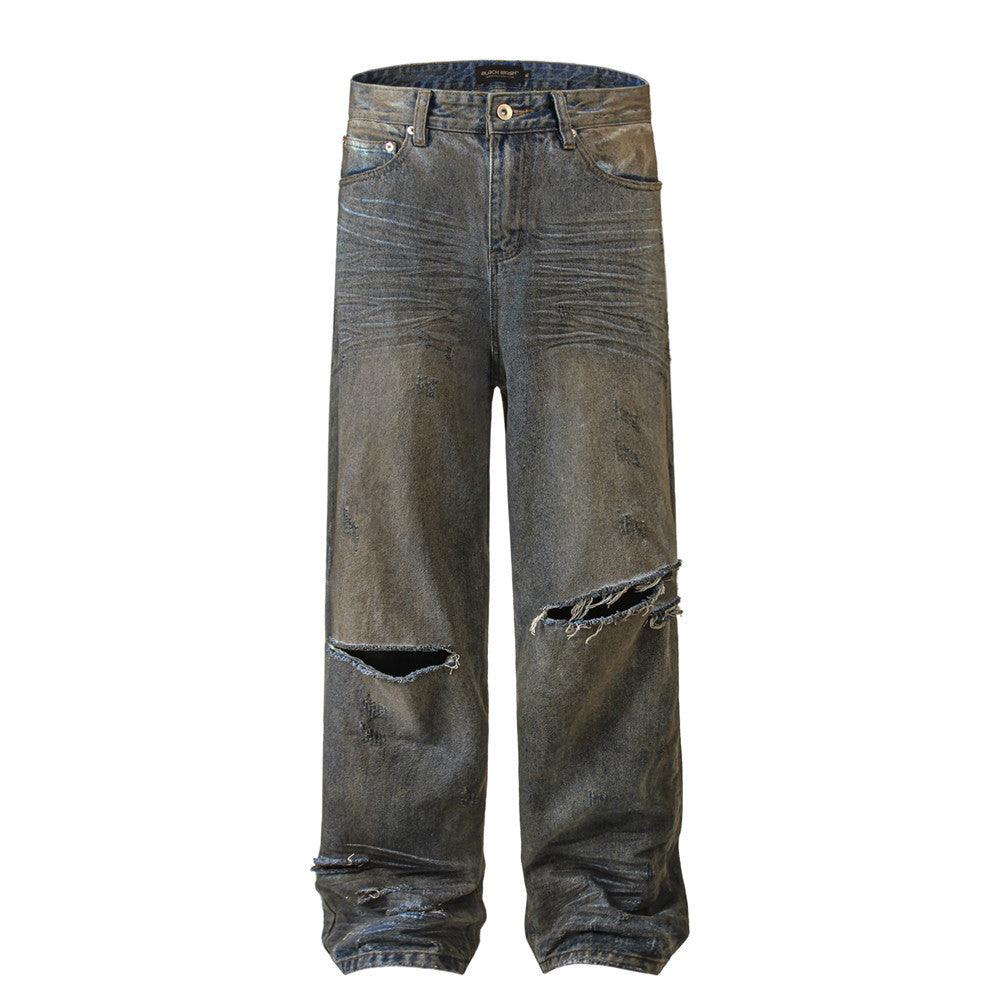 Fashion Personality American Retro Jeans Men - WOMONA.COM
