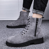 Botas de hombre estilo británico de caña alta estilo Martin para otoño