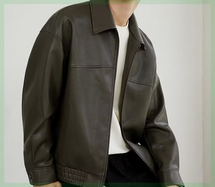 New Motorcycle Clothing Leather Coat - WOMONA.COM