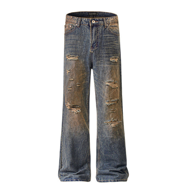 American High Street Ripped Jeans For Men - WOMONA.COM