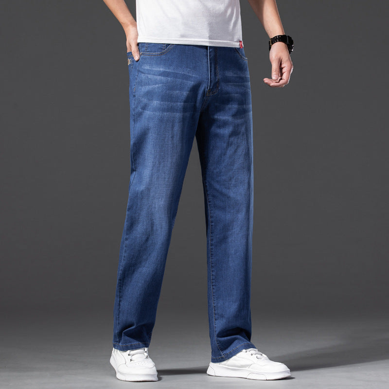 Loose Oversized Jeans For Men With Stretch - WOMONA.COM