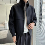 Premium Short Woolen Overcoat Coat