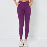 Pocket Quick-dry Hip Raise Skinny Yoga Pants