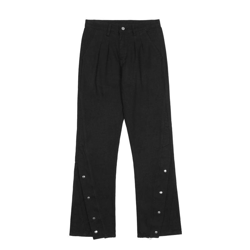 New Spring Breasted Zipper Cargo Jeans Men - WOMONA.COM