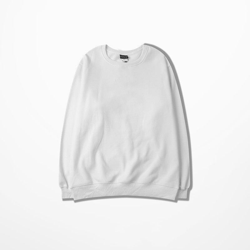 Loose cotton crew neck sweater - WOMONA.COM