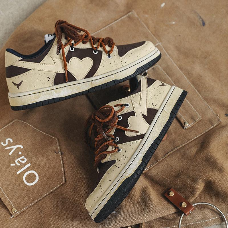 Spring And Summer Love Casual Sneakers All-matching - WOMONA.COM
