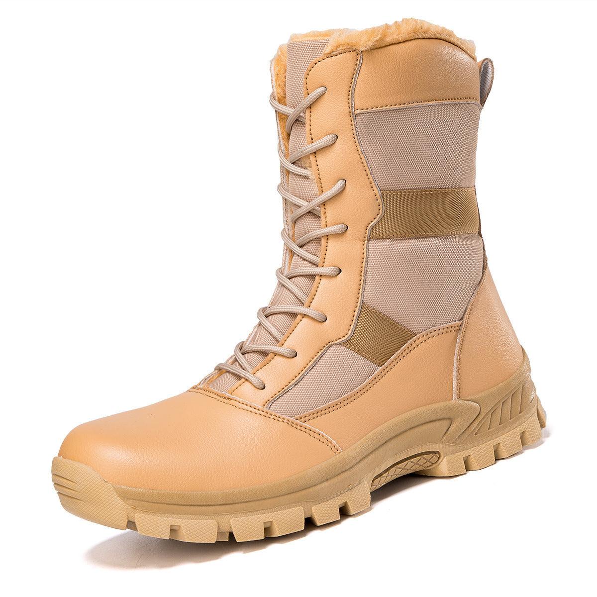 Winter Plush Thermal Cotton Boots Outdoor - WOMONA.COM
