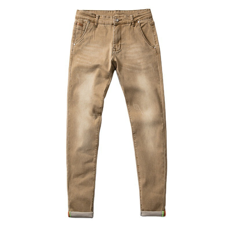 Men's Fashion Pants Skinny Trousers - WOMONA.COM