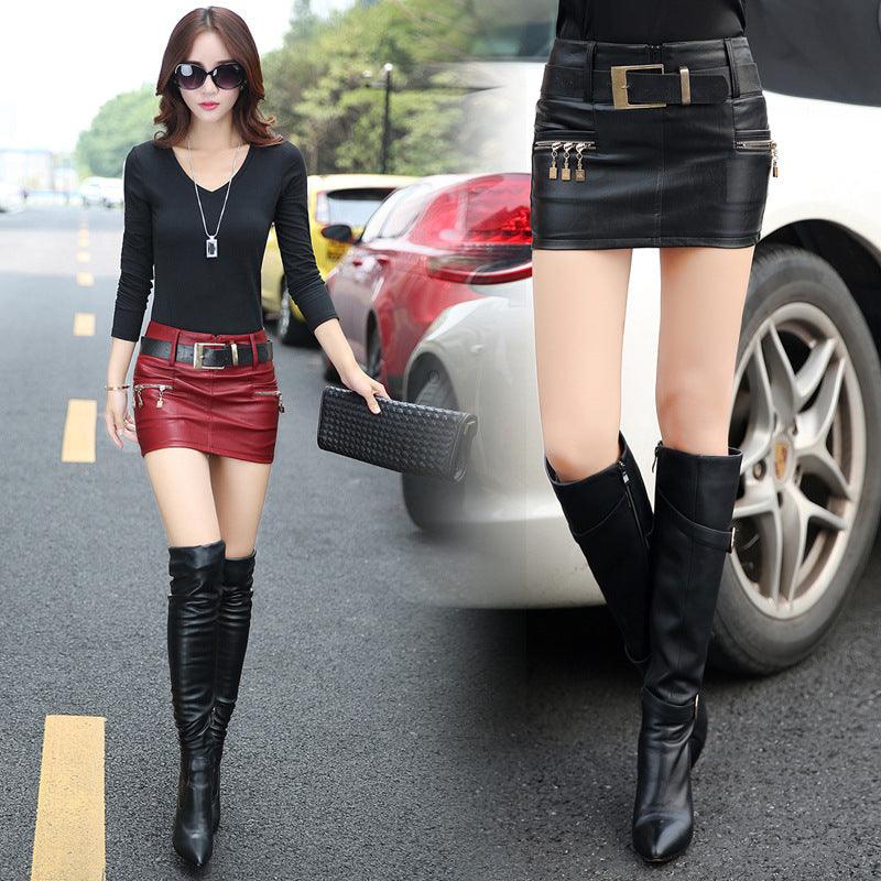 Autumn And Winter Skirts, One-step Skirts, Slim Short Skirts - WOMONA.COM