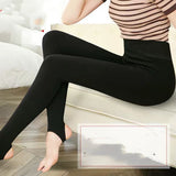 Winter Fleece-lined Thick Leggings Women - WOMONA.COM