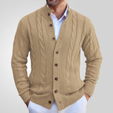 European And American Leisure Stand Collar Sweater Coat