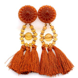 Tassel earrings - WOMONA.COM