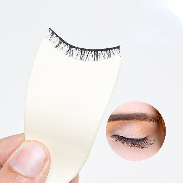 Mini False Eyelash Tweezer Tool Beauty Tool Plastic Eyelash Curler Stick False Eyelash Curler Eyelash Aid - WOMONA.COM