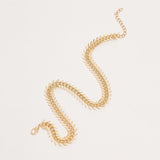 Fishbone Chain Short Necklace Clavicle Women's Necklace - WOMONA.COM