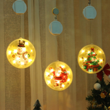 Christmas decoration hanging lights - WOMONA.COM