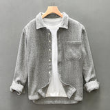 New Polo Collar Long Sleeve Casual Shirt - WOMONA.COM