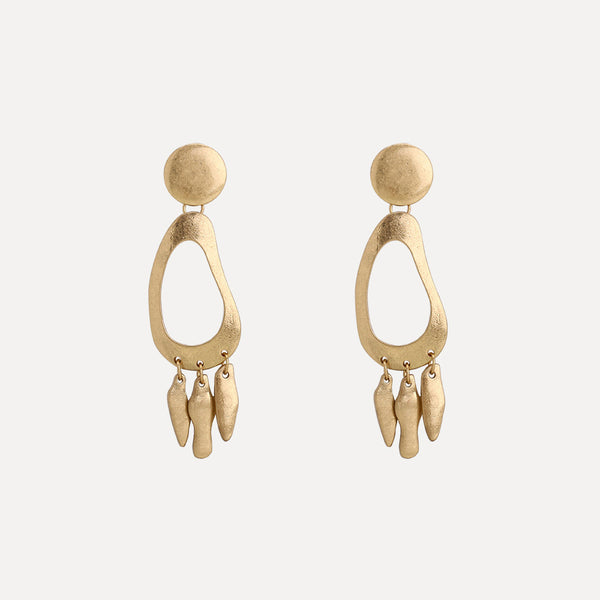 Personality Tassel Zinc Alloy Earrings - WOMONA.COM