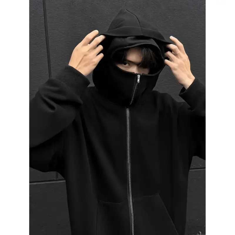 Polyester Men's Casual Long-sleeved Pullover Sweatshirt