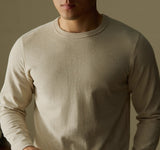 Pure Cotton Basic Style Carbon Brushed All-match Bottoming Shirt