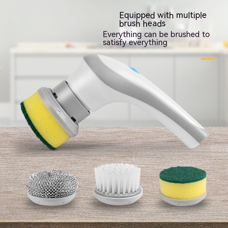 Electric Cleaning Brush 4 In 1 Spinning Scrubber Handheld Electric Cordless