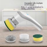 Electric Cleaning Brush 4 In 1 Spinning Scrubber Handheld Electric Cordless