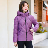 Cotton Coat Rhombus Thickened Cotton Coat