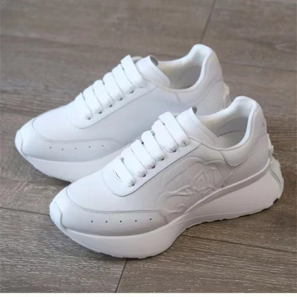 Leather Sports Casual Shoes - WOMONA.COM