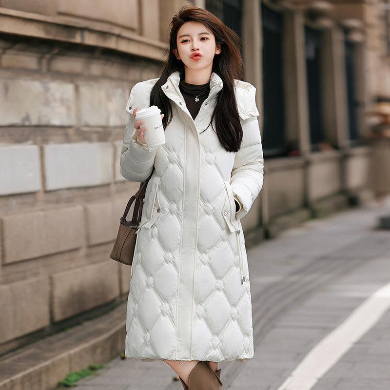 Detachable Hat Cotton-padded Coat Women's - WOMONA.COM