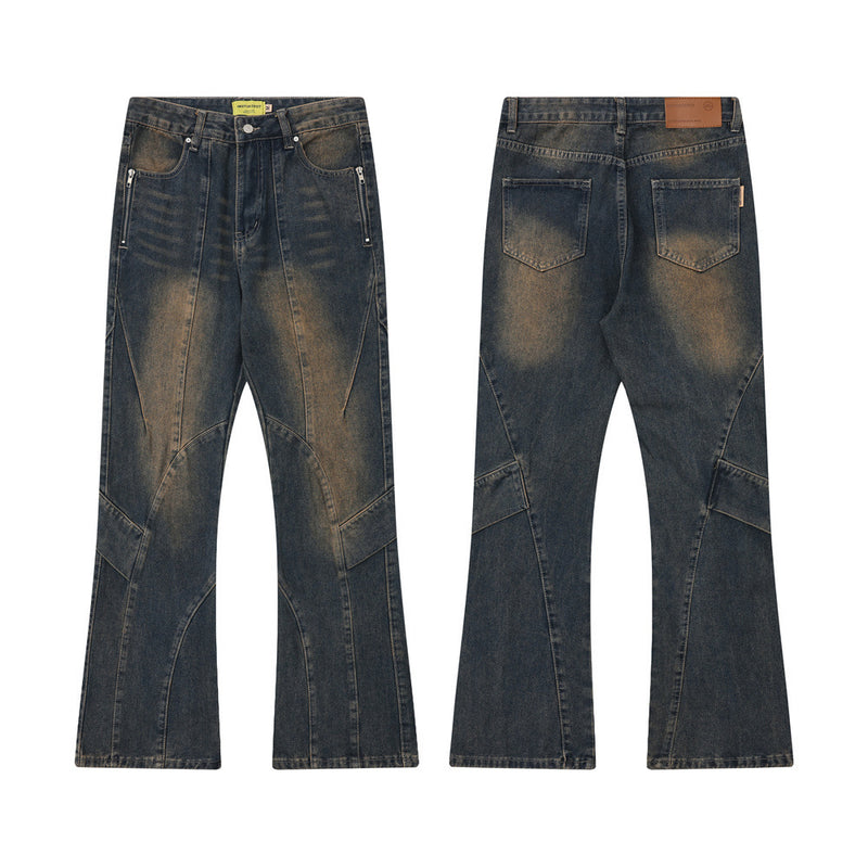 Washed Old Cargo Jeans Herren und Damen