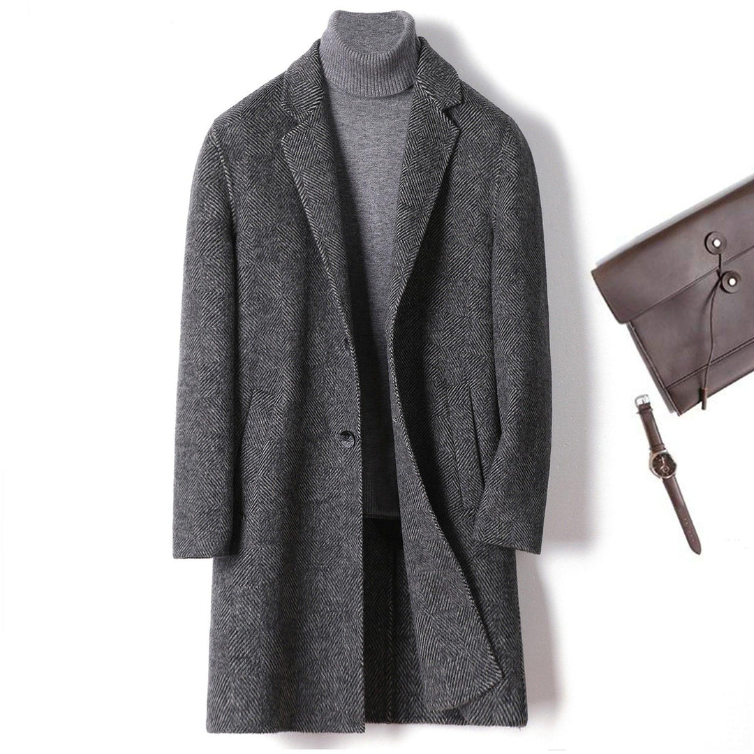 Men's Long Wool Winter Coat