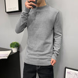 Casual Round Neck Sweater Trendy Unique Handsome - WOMONA.COM