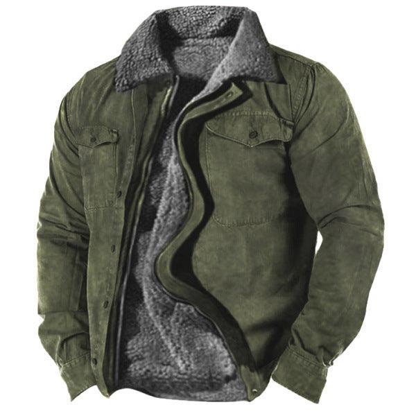 Casual Zipper Loose, Youth Cotton Jacket - WOMONA.COM