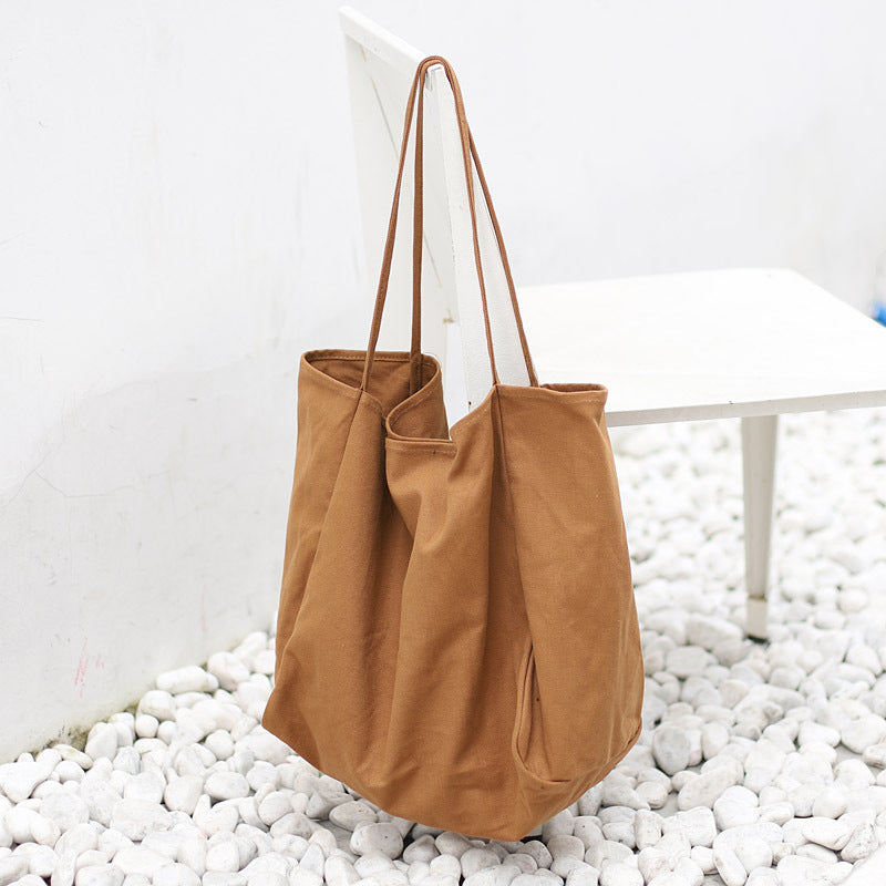 Women Handbags High Capacity Shoulder Bags For Shopping Canvas Totes - WOMONA.COM