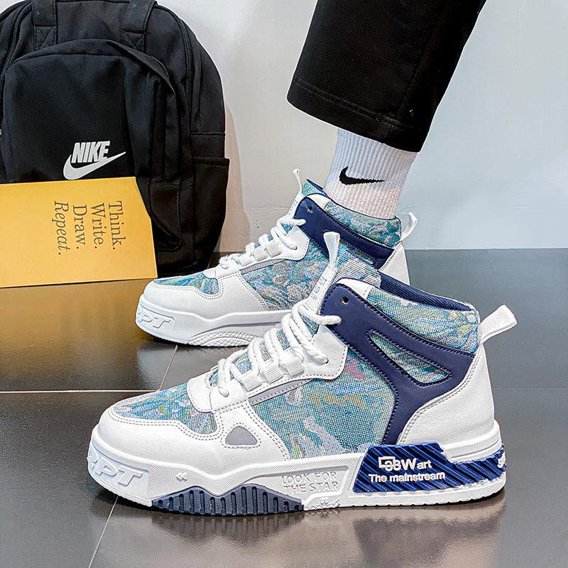 Men's High Top Sneakers Non-slip - WOMONA.COM