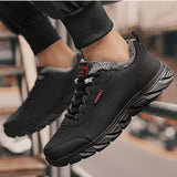 Men Sneakers Winter Warm Sports Shoes With Plush - WOMONA.COM