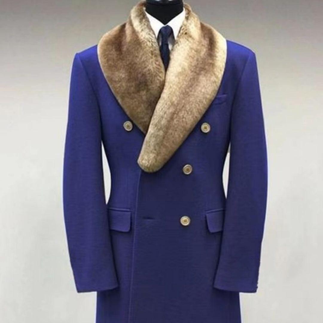 Solid Color Mid-length Pocket Casual Coat - WOMONA.COM