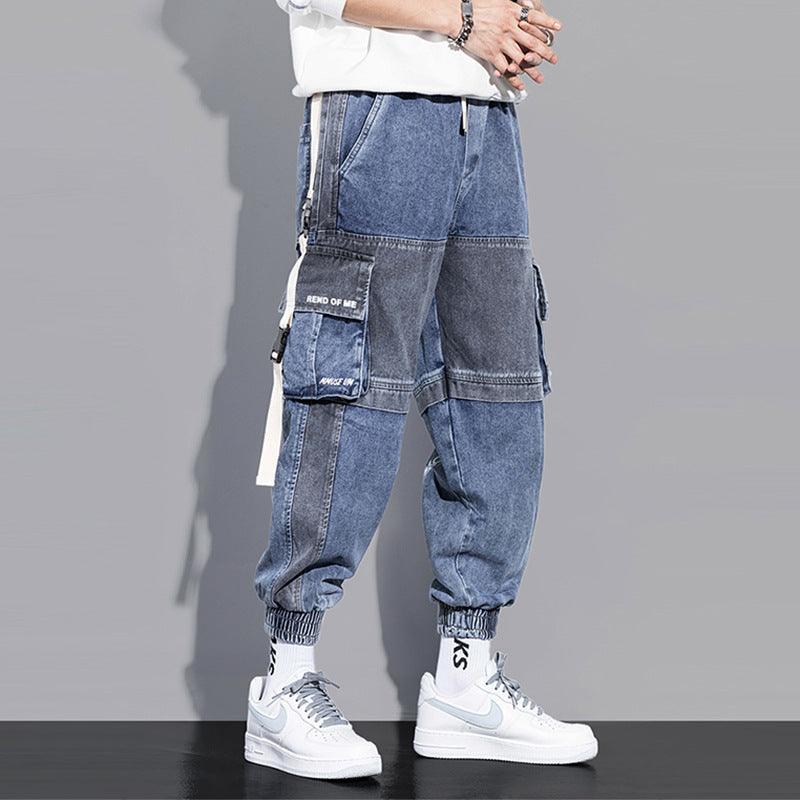 Workwear Jeans Men Fall Loose Hip-hop - WOMONA.COM