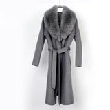 New Wool Overcoat Double-faced Woolen coat - WOMONA.COM