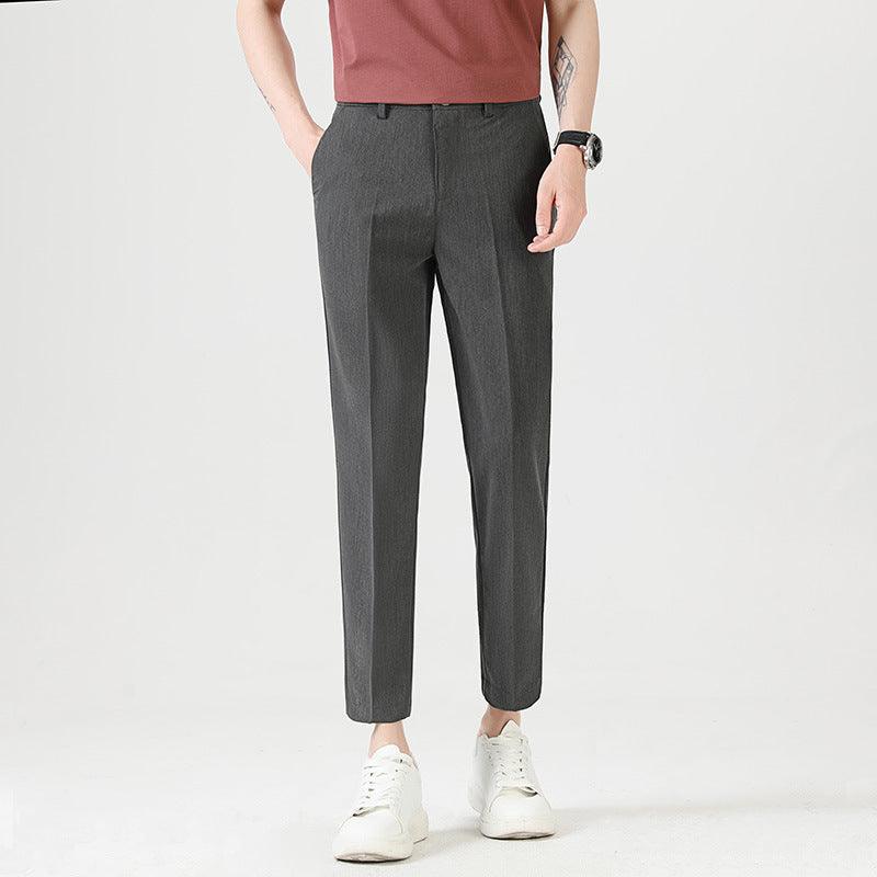 Casual Small Trousers Stretch Pencil Pants Men's - WOMONA.COM