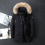 Hooded Fur Collar Warm And Thickened - WOMONA.COM